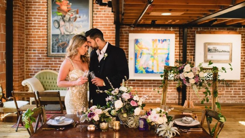 Styled Shoot: Bride and Groom at Sparks Gallery
